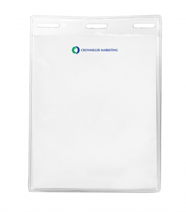 3 5/16" x 4 1/4" Blank Vertical Vinyl Pouch