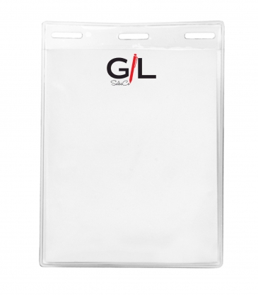 3 5/16" x 4 1/4" Blank Vertical Vinyl Pouch