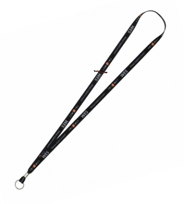 "PALMER" 3/8" Textured Polyester Multi-Color Sublimation Lanyard