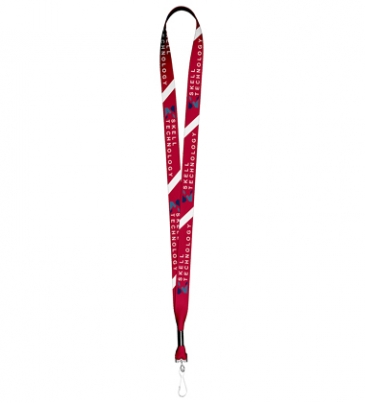 3/4" Textured Polyester Mulit-Color Sublimation Lanyard