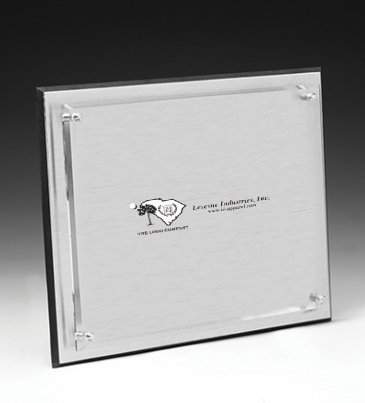 Brushed Aluminum Plaque - 6" x 8"