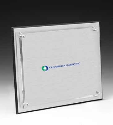 Brushed Aluminum Plaque - 8" x 10"