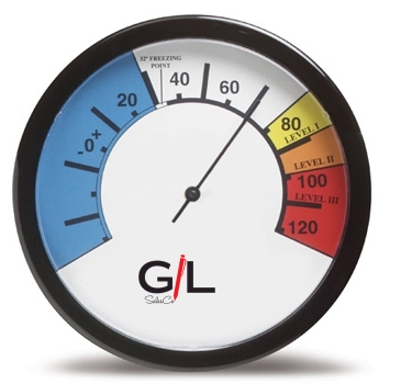 12 Wall Thermometer