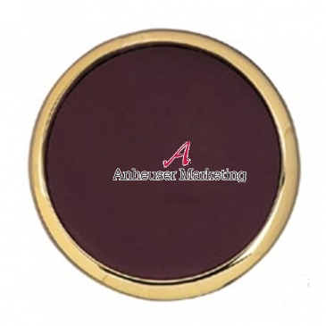 Brass and Leather Coaster
