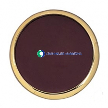 Brass and Leather Coaster