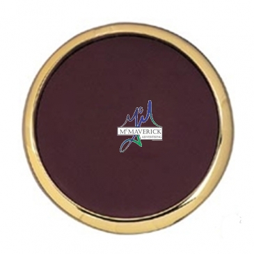 Brass and Leather Coaster