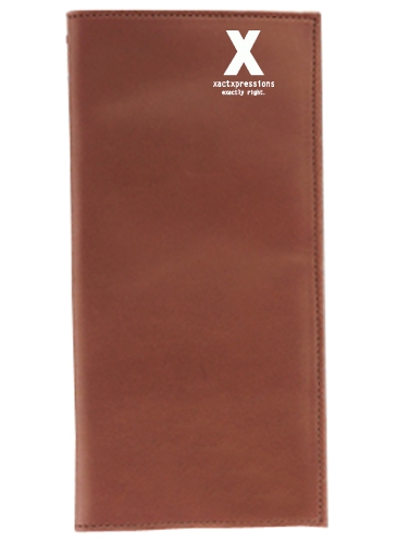 Four-Up Card File - Top Grain Cowhide