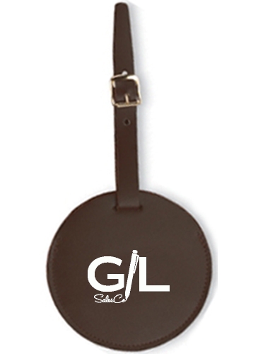 Round Luggage Tag - Top Grain Cowhide