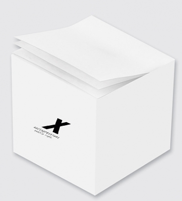 Custom Printed Notes Cube Individual Sheet Print
