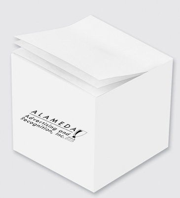 Custom Printed Notes Cube Individual Sheet Print