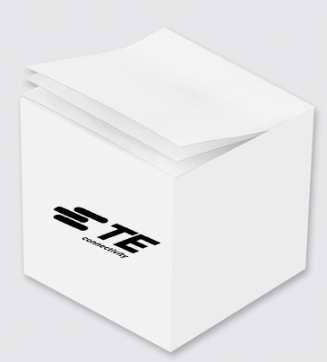 Custom Printed Notes Cube - White Blank Sheet