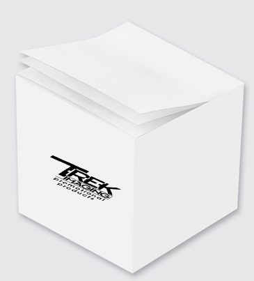 Custom Printed Notes Cube - White Blank Sheet