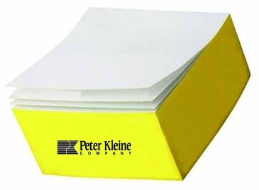 Custom Printed Notes Half-Cube One Color Imprint