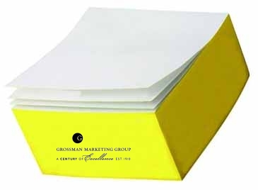 Custom Printed Notes Half-Cube One Color Imprint