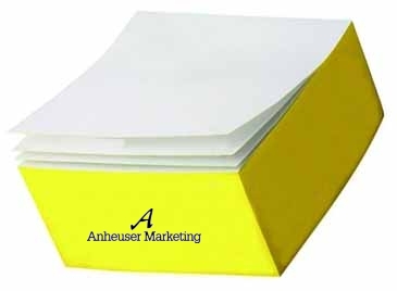 Custom Printed Notes Half-Cube One Color Imprint
