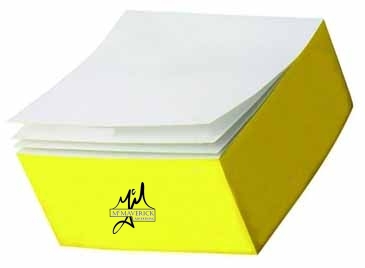 Custom Printed Notes Half-Cube One Color Imprint