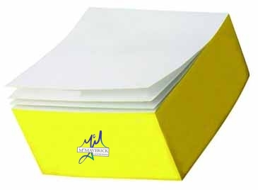 Post-it® Custom Printed Notes Half-CubeCustom Printed Notes Half