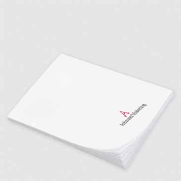 Custom Printed Notes Full Color Program