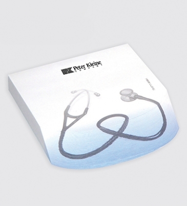Post-it® Custom Printed Angle Note Pads — Rounded