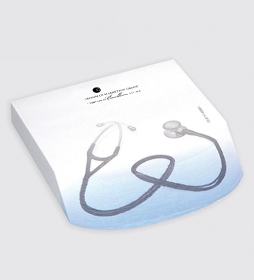 Post-it® Custom Printed Angle Note Pads — Rounded