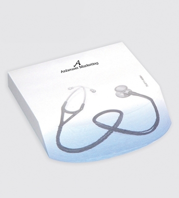 Post-it® Custom Printed Angle Note Pads — Rounded