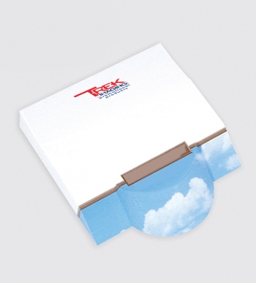 Post-it® Custom Printed Angle Note Pads — Circle