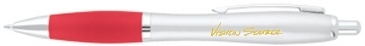 Curvaceous Silver Matte Gel Pen