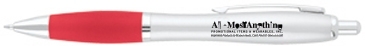 Curvaceous Silver Matte Gel Pen