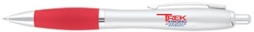 Curvaceous Silver Matte Gel Pen