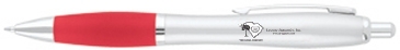 Curvaceous Silver Matte Gel Pen