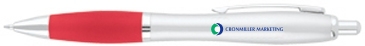 Curvaceous Silver Matte Gel Pen