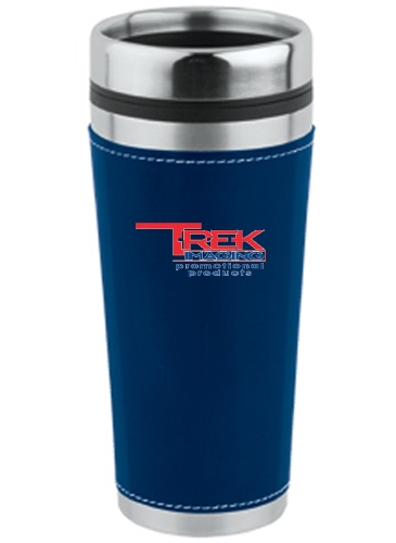 Leatherette Tumbler - 16 Oz.
