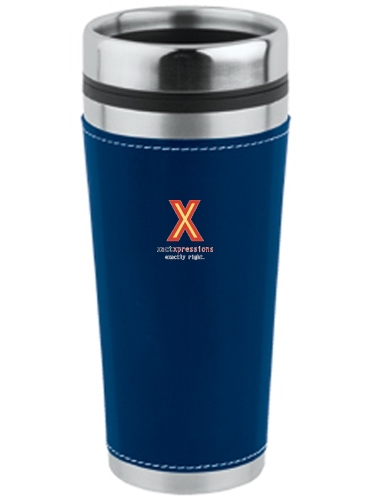 Leatherette Tumbler - 16 Oz.