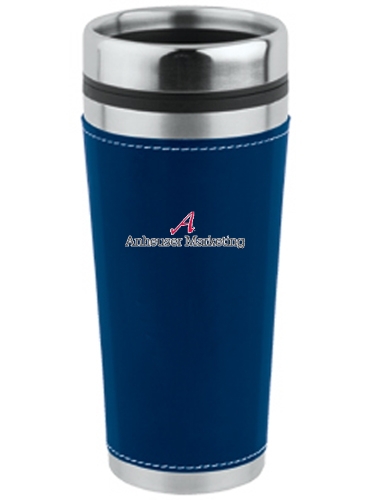 Leatherette Tumbler - 16 Oz.