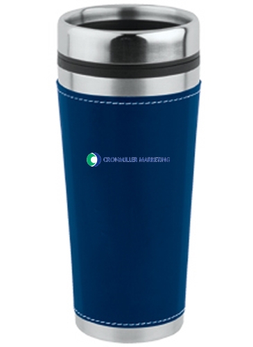 Leatherette Tumbler - 16 Oz.