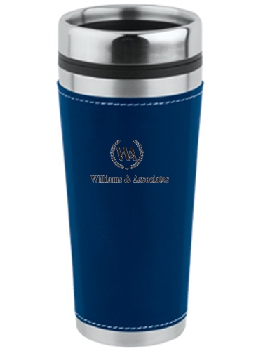 Leatherette Tumbler - 16 Oz.