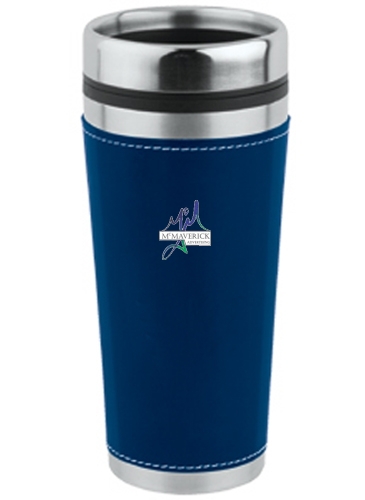 Leatherette Tumbler - 16 Oz.