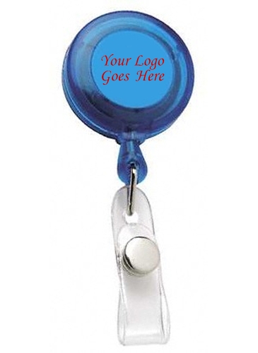 Economy Round Retractable Badge Holder