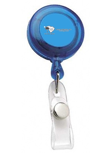 Economy Round Retractable Badge Holder