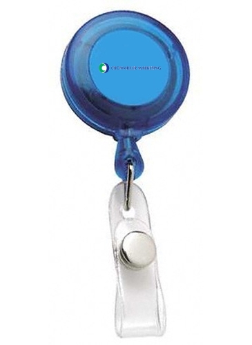 Economy Round Retractable Badge Holder