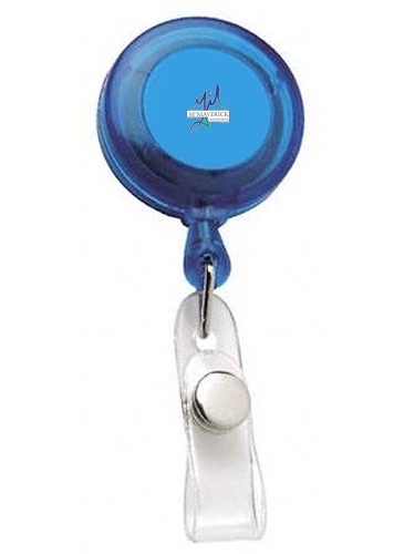 Economy Round Retractable Badge Holder