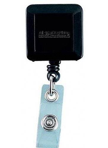 Square Retractable Badge Holder