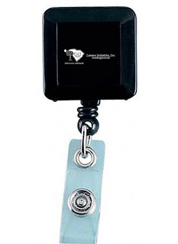 Square Retractable Badge Holder