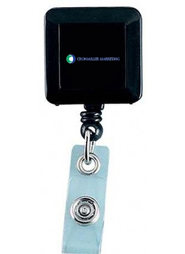 Square Retractable Badge Holder