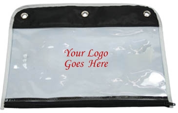 Zippered Portfolio Pouch W/Three Holes