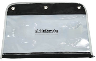 Zippered Portfolio Pouch W/Three Holes