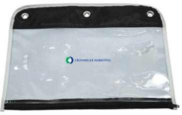 Zippered Portfolio Pouch W/Three Holes