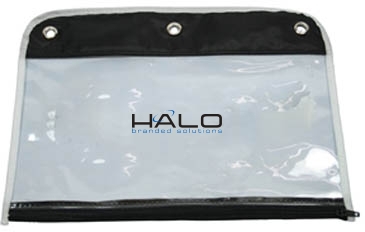 Zippered Portfolio Pouch W/Three Holes