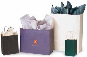 Recycled Tinted Kraft Shopping Bag-Colors 5X3X8