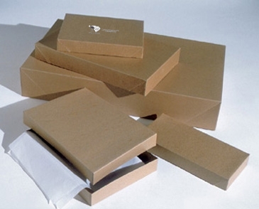 Natural Kraft Groove Apparel Box 10x7x1.5